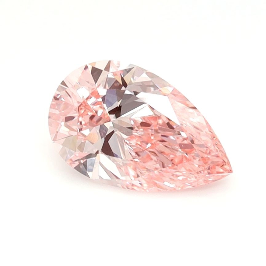 Loose Diamond - PEAR 0.91ct Fancy Vivid Pink VS1: Loose Diamond - PEAR 0.91ct Fancy Vivid Pink VS1 Source: This is a real non-mined Diamond that has been grown in a lab Shape: PEAR Carats: 0.91 Color: Fancy Vivid Pink Certification: IGI The Diamond D