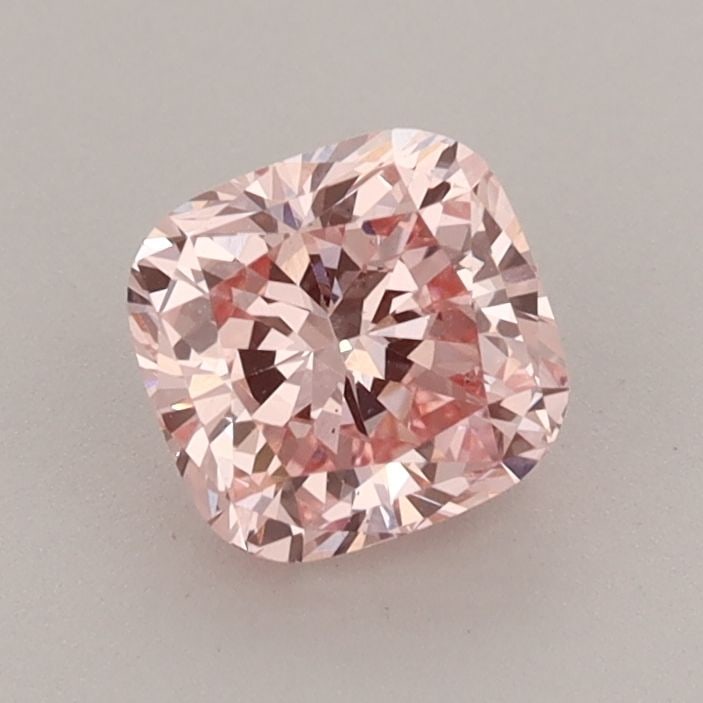 Loose Diamond - CUSHION MODIFIED 0.98ct Fancy Intense Pink VS2: Loose Diamond - CUSHION MODIFIED 0.98ct Fancy Intense Pink VS2 Source: This is a real non-mined Diamond that has been grown in a lab Shape: CUSHION MODIFIED Carats: 0.98 Color: Fancy Intense Pink Cert