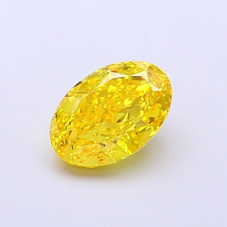 Loose Diamond - OVAL 1.05ct Fancy Vivid Yellow VVS1: Loose Diamond - OVAL 1.05ct Fancy Vivid Yellow VVS1 Source: This is a real non-mined Diamond that has been grown in a lab Shape: OVAL Carats: 1.05 Color: Fancy Vivid Yellow Certification: IGI Video: