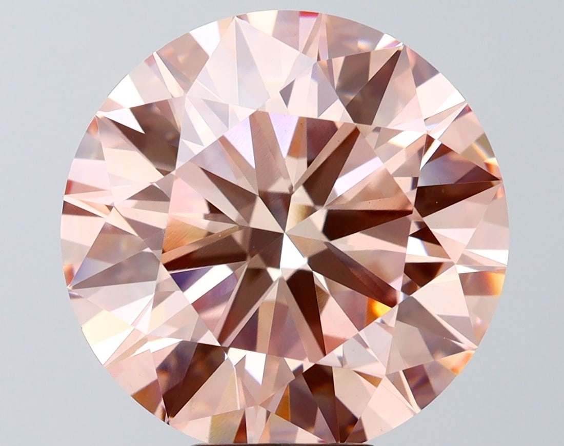 Ideal Loose Diamond - ROUND 9.07ct Fancy Intense Pink VVS2: Ideal Loose Diamond - ROUND 9.07ct Fancy Intense Pink VVS2 Source: This is a real non-mined Diamond that has been grown in a lab Shape: ROUND Carats: 9.07 Color: Fancy Intense Pink Certification: IGI 