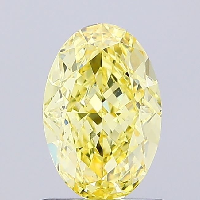 Loose Diamond - OVAL 1.06ct Fancy Intense Yellow VS1: Loose Diamond - OVAL 1.06ct Fancy Intense Yellow VS1 Source: This is a real non-mined Diamond that has been grown in a lab Shape: OVAL Carats: 1.06 Color: Fancy Intense Yellow Certification: IGI Video