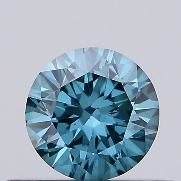 Loose Diamond - ROUND 0.27ct Fancy Vivid Green Blue VS1: Loose Diamond - ROUND 0.27ct Fancy Vivid Green Blue VS1 Source: This is a real non-mined Diamond that has been grown in a lab Shape: ROUND Carats: 0.27 Color: Fancy Vivid Green Blue Certification: IGI
