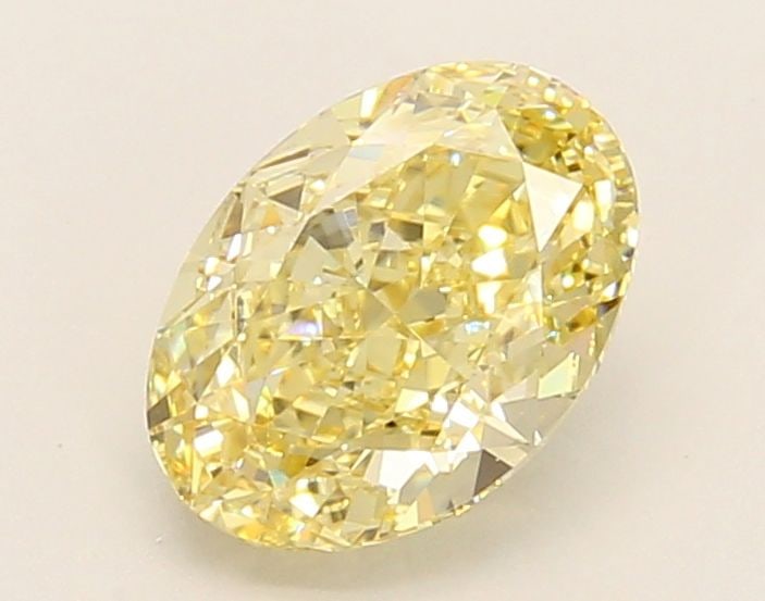 Loose Diamond - OVAL 1.42ct Fancy Intense Yellow VS1: Loose Diamond - OVAL 1.42ct Fancy Intense Yellow VS1 Source: This is a real non-mined Diamond that has been grown in a lab Shape: OVAL Carats: 1.42 Color: Fancy Intense Yellow Certification: IGI Video