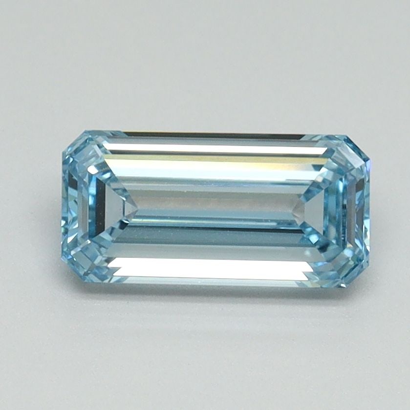 Loose Diamond - EMERALD 1.02ct Fancy Intense Blue VVS2: Loose Diamond - EMERALD 1.02ct Fancy Intense Blue VVS2 Source: This is a real non-mined Diamond that has been grown in a lab Shape: EMERALD Carats: 1.02 Color: Fancy Intense Blue Certification: IGI Vi