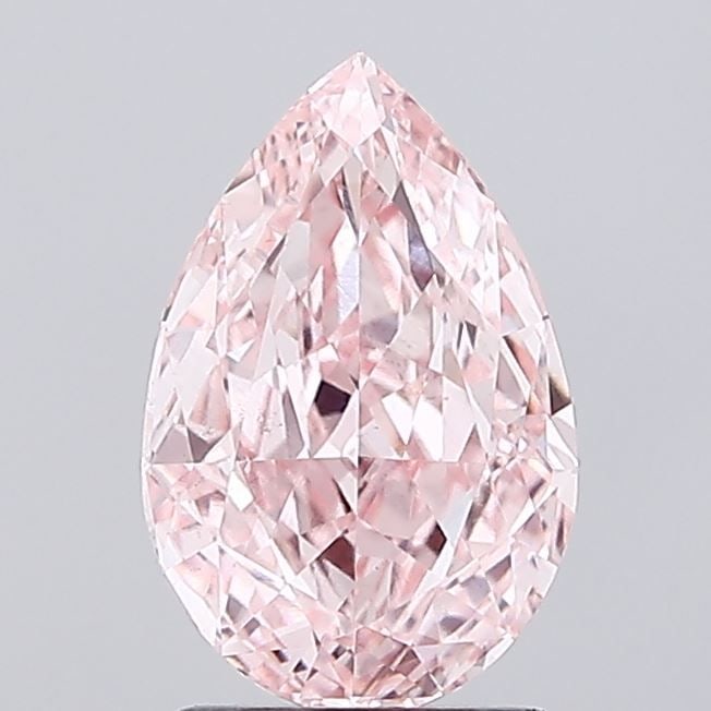 Loose Diamond - PEAR 1.63ct Fancy Vivid Pink VS1: Loose Diamond - PEAR 1.63ct Fancy Vivid Pink VS1 Source: This is a real non-mined Diamond that has been grown in a lab Shape: PEAR Carats: 1.63 Color: Fancy Vivid Pink Certification: IGI Video:
