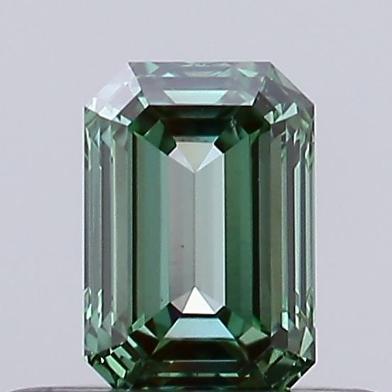 Loose Diamond - EMERALD 0.39ct Fancy Vivid Green VVS2: Loose Diamond - EMERALD 0.39ct Fancy Vivid Green VVS2 Source: This is a real non-mined Diamond that has been grown in a lab Shape: EMERALD Carats: 0.39 Color: Fancy Vivid Green Certification: NONE Vid