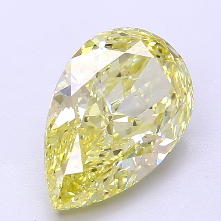 Loose Diamond - PEAR 3.09ct Fancy Intense Yellow VS1: Loose Diamond - PEAR 3.09ct Fancy Intense Yellow VS1 Source: This is a real non-mined Diamond that has been grown in a lab Shape: PEAR Carats: 3.09 Color: Fancy Intense Yellow Certification: IGI Video