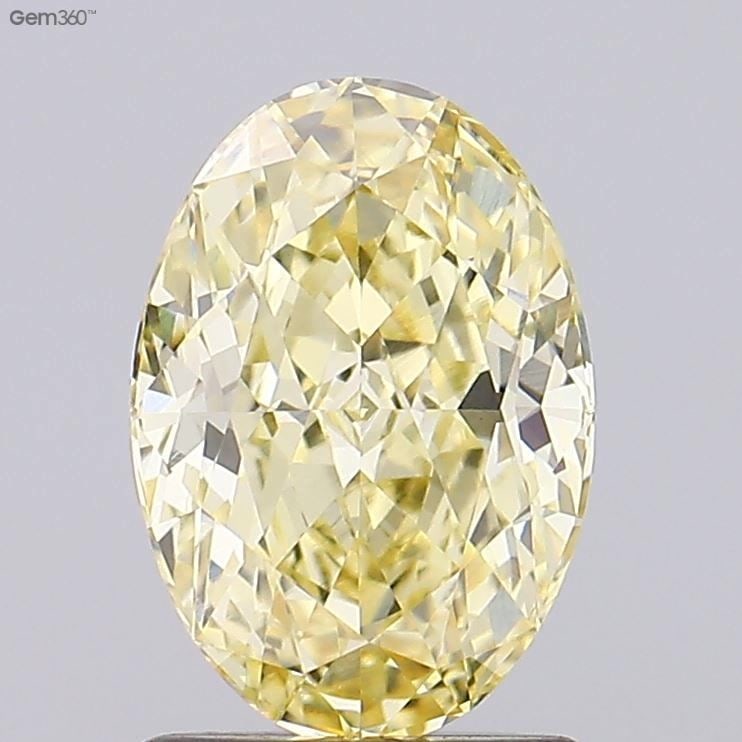 Loose Diamond - OVAL 1.56ct Fancy Intense Yellow VS1: Loose Diamond - OVAL 1.56ct Fancy Intense Yellow VS1 Source: This is a real non-mined Diamond that has been grown in a lab Shape: OVAL Carats: 1.56 Color: Fancy Intense Yellow Certification: IGI Video