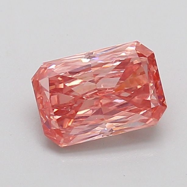 Loose Diamond - RADIANT 1.4ct Fancy Vivid Brownish Pink VS1: Loose Diamond - RADIANT 1.4ct Fancy Vivid Brownish Pink VS1 Source: This is a real non-mined Diamond that has been grown in a lab Shape: RADIANT Carats: 1.4 Color: Fancy Vivid Brownish Pink Certificat