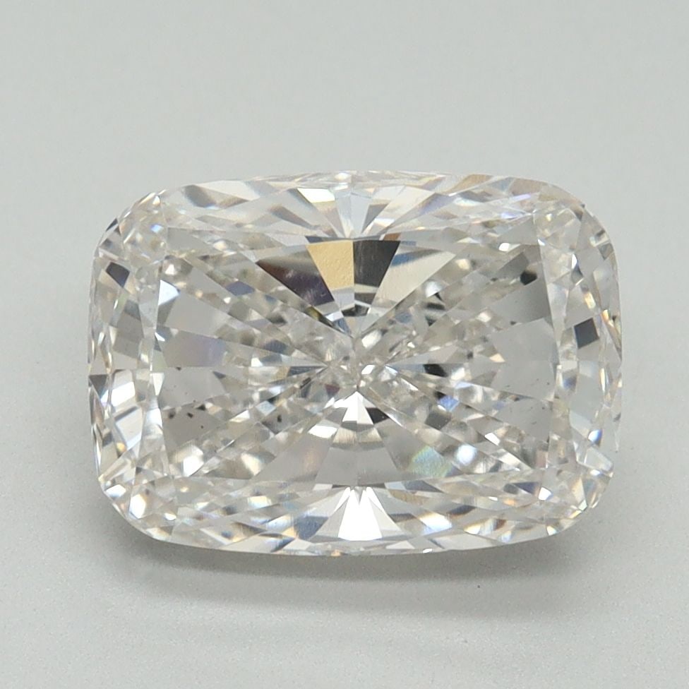 Loose Diamond - CUSHION MODIFIED 3.08ct F VS1: Loose Diamond - CUSHION MODIFIED 3.08ct F VS1 Source: This is a real non-mined Diamond that has been grown in a lab Shape: CUSHION MODIFIED Carats: 3.08 Color: F Clarity: VS1 Certification: GSI Video: