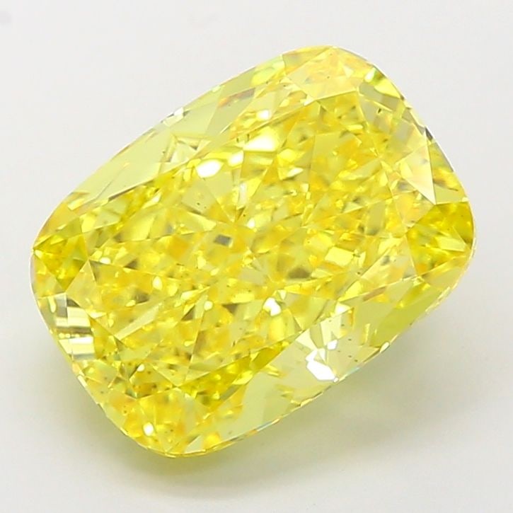 Loose Diamond - CUSHION MODIFIED 6.55ct Fancy Vivid Yellow VS2: Loose Diamond - CUSHION MODIFIED 6.55ct Fancy Vivid Yellow VS2 Source: This is a real non-mined Diamond that has been grown in a lab Shape: CUSHION MODIFIED Carats: 6.55 Color: Fancy Vivid Yellow Cert