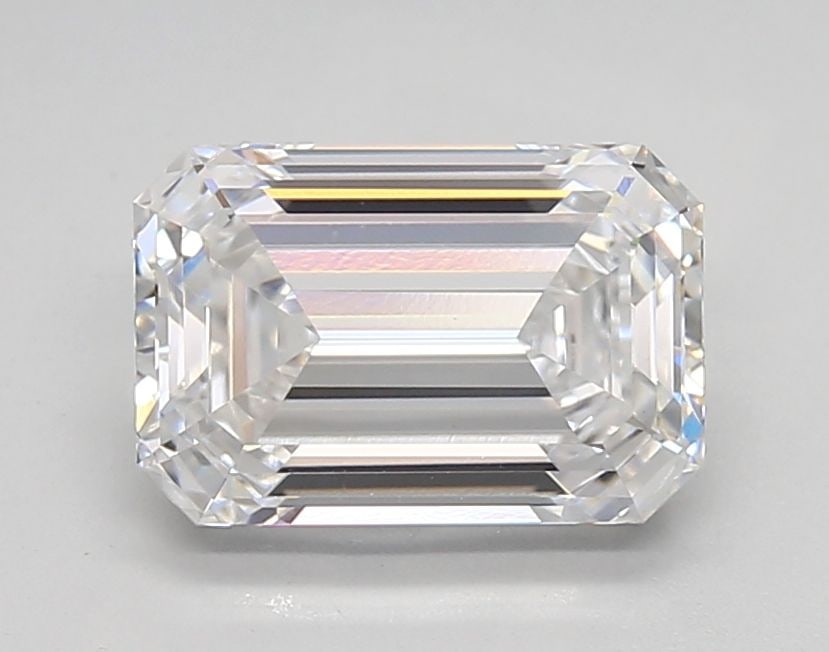Loose Diamond - EMERALD 2.34ct D VVS2: Loose Diamond - EMERALD 2.34ct D VVS2 Source: This is a real non-mined Diamond that has been grown in a lab Shape: EMERALD Carats: 2.34 Color: D Clarity: VVS2 Certification: IGI Video:
