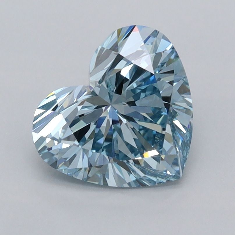 Loose Diamond - HEART 1.5ct Fancy Intense Blue VVS2: Loose Diamond - HEART 1.5ct Fancy Intense Blue VVS2 Source: This is a real non-mined Diamond that has been grown in a lab Shape: HEART Carats: 1.5 Color: Fancy Intense Blue Certification: IGI Video: