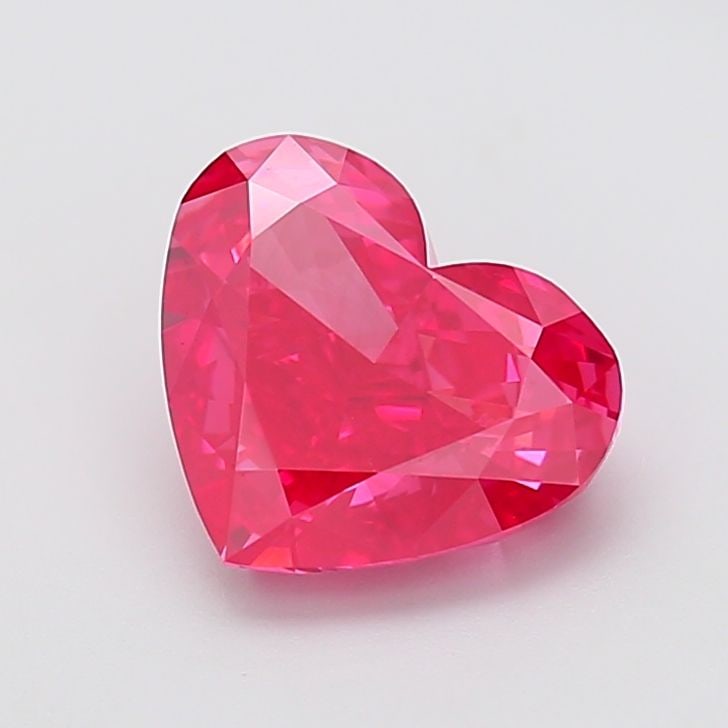 Loose Diamond - HEART 3.58ct Fancy Vivid Pink VS2: Loose Diamond - HEART 3.58ct Fancy Vivid Pink VS2 Source: This is a real non-mined Diamond that has been grown in a lab Shape: HEART Carats: 3.58 Color: Fancy Vivid Pink Certification: IGI Video: