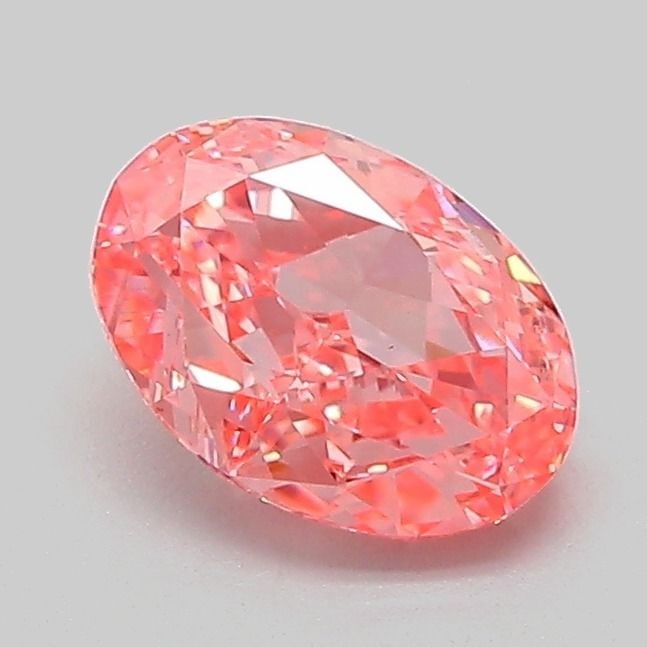 Loose Diamond - OVAL 1.03ct Fancy Vivid Pink VS1: Loose Diamond - OVAL 1.03ct Fancy Vivid Pink VS1 Source: This is a real non-mined Diamond that has been grown in a lab Shape: OVAL Carats: 1.03 Color: Fancy Vivid Pink Certification: IGI Video: