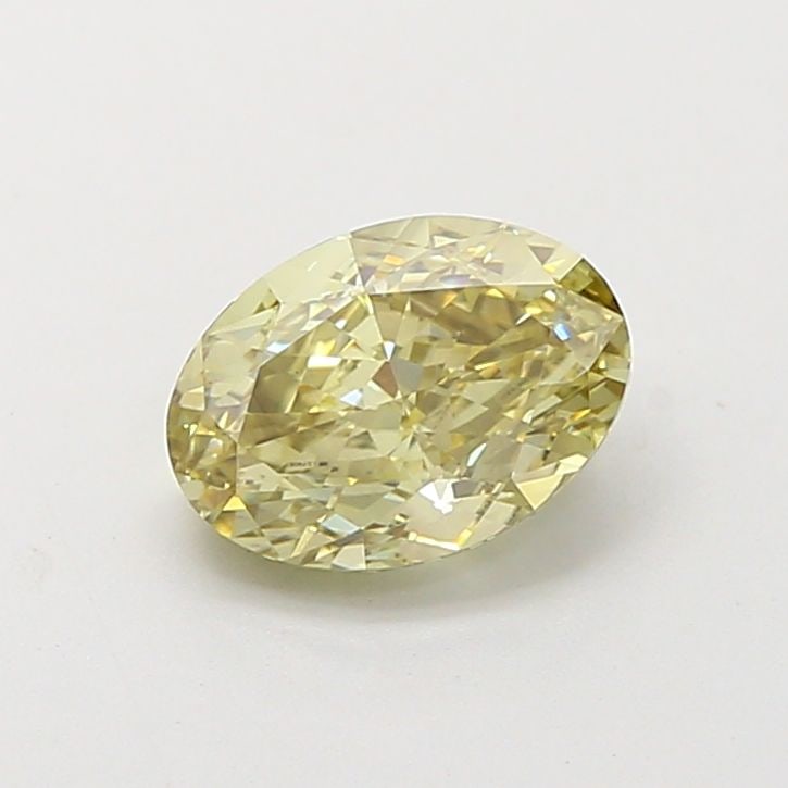 Loose Diamond - OVAL 1.56ct Fancy Yellow VS2: Loose Diamond - OVAL 1.56ct Fancy Yellow VS2 Source: This is a real non-mined Diamond that has been grown in a lab Shape: OVAL Carats: 1.56 Color: Fancy Yellow Certification: IGI Video: