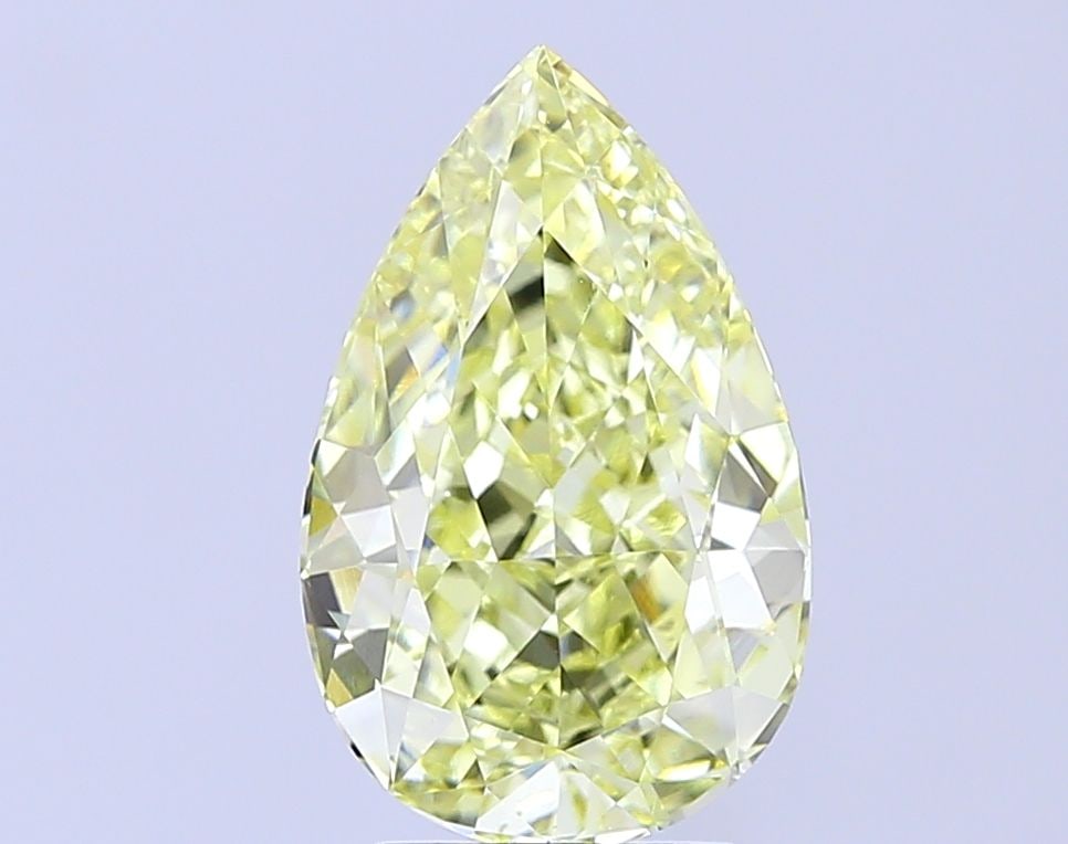 Loose Diamond - PEAR 4.0ct Fancy Yellow VS1: Loose Diamond - PEAR 4.0ct Fancy Yellow VS1 Source: This is a real non-mined Diamond that has been grown in a lab Shape: PEAR Carats: 4.0 Color: Fancy Yellow Certification: IGI Video: