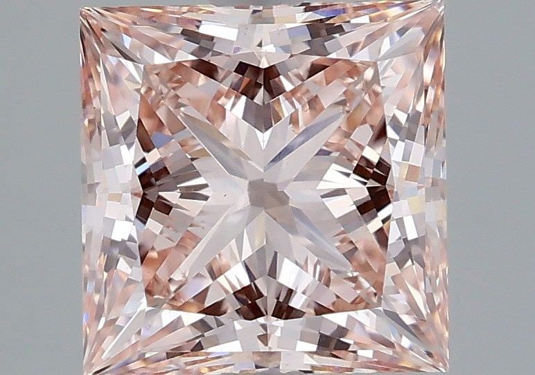 Loose Diamond - PRINCESS 2.97ct Fancy Pink VS1: Loose Diamond - PRINCESS 2.97ct Fancy Pink VS1 Source: This is a real non-mined Diamond that has been grown in a lab Shape: PRINCESS Carats: 2.97 Color: Fancy Pink Certification: IGI Video: