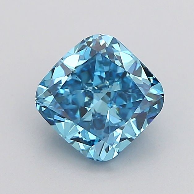 Loose Diamond - CUSHION MODIFIED 1.0ct Fancy Vivid Blue VS2: Loose Diamond - CUSHION MODIFIED 1.0ct Fancy Vivid Blue VS2 Source: This is a real non-mined Diamond that has been grown in a lab Shape: CUSHION MODIFIED Carats: 1.0 Color: Fancy Vivid Blue Certificat