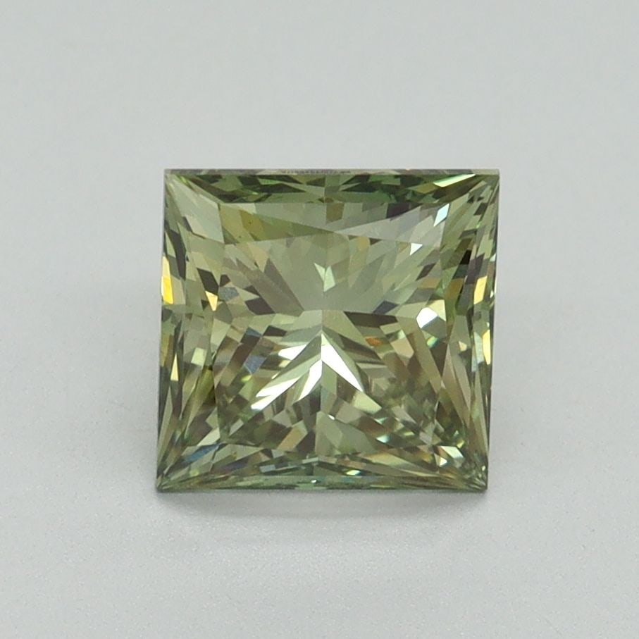 Loose Diamond - PRINCESS 1.64ct Fancy Vivid Green VS1: Loose Diamond - PRINCESS 1.64ct Fancy Vivid Green VS1 Source: This is a real non-mined Diamond that has been grown in a lab Shape: PRINCESS Carats: 1.64 Color: Fancy Vivid Green Certification: IGI Vid