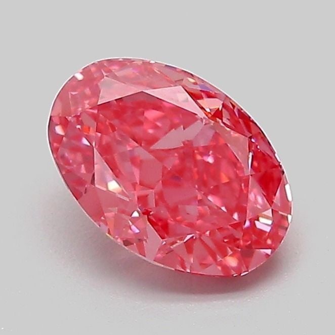 Loose Diamond - OVAL 1.08ct Fancy Vivid Pink VS2: Loose Diamond - OVAL 1.08ct Fancy Vivid Pink VS2 Source: This is a real non-mined Diamond that has been grown in a lab Shape: OVAL Carats: 1.08 Color: Fancy Vivid Pink Certification: IGI Video: