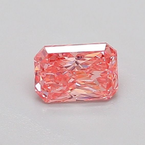 Loose Diamond - RADIANT 0.47ct Fancy Vivid Pink VS1: Loose Diamond - RADIANT 0.47ct Fancy Vivid Pink VS1 Source: This is a real non-mined Diamond that has been grown in a lab Shape: RADIANT Carats: 0.47 Color: Fancy Vivid Pink Certification: IGI Video: