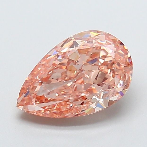 Loose Diamond - PEAR 2.51ct Fancy Light Orangey Brown VS2: Loose Diamond - PEAR 2.51ct Fancy Light Orangey Brown VS2 Source: This is a real non-mined Diamond that has been grown in a lab Shape: PEAR Carats: 2.51 Color: Fancy Light Orangey Brown Certification:
