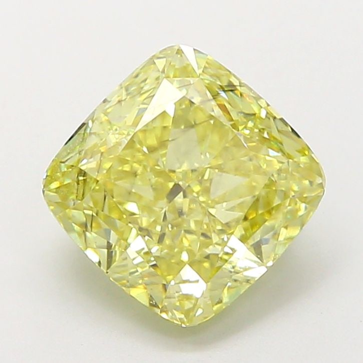Loose Diamond - CUSHION MODIFIED 3.06ct Fancy Intense Yellow SI1: Loose Diamond - CUSHION MODIFIED 3.06ct Fancy Intense Yellow SI1 Source: This is a real non-mined Diamond that has been grown in a lab Shape: CUSHION MODIFIED Carats: 3.06 Color: Fancy Intense Yellow 