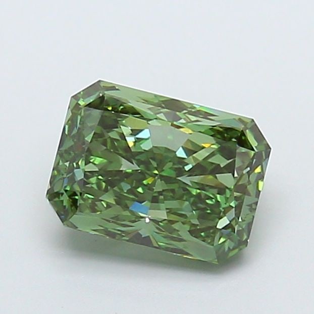 Loose Diamond - RADIANT 3.79ct Fancy Vivid Green VVS2: Loose Diamond - RADIANT 3.79ct Fancy Vivid Green VVS2 Source: This is a real non-mined Diamond that has been grown in a lab Shape: RADIANT Carats: 3.79 Color: Fancy Vivid Green Certification: IGI Vide