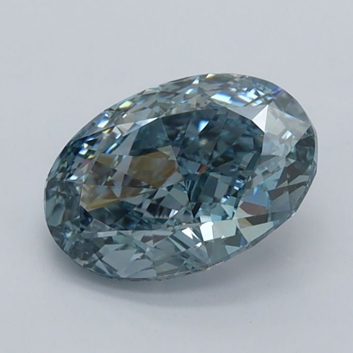Loose Diamond - OVAL 1.07ct Fancy Vivid Blue VVS2: Loose Diamond - OVAL 1.07ct Fancy Vivid Blue VVS2 Source: This is a real non-mined Diamond that has been grown in a lab Shape: OVAL Carats: 1.07 Color: Fancy Vivid Blue Certification: IGI Video: