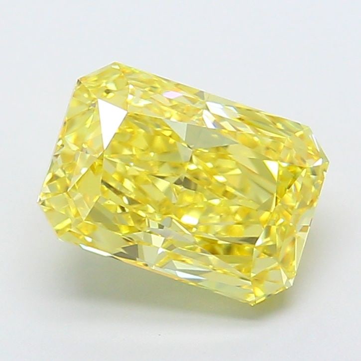 Loose Diamond - RADIANT 3.5ct Fancy Vivid Yellow VVS2: Loose Diamond - RADIANT 3.5ct Fancy Vivid Yellow VVS2 Source: This is a real non-mined Diamond that has been grown in a lab Shape: RADIANT Carats: 3.5 Color: Fancy Vivid Yellow Certification: IGI Vide