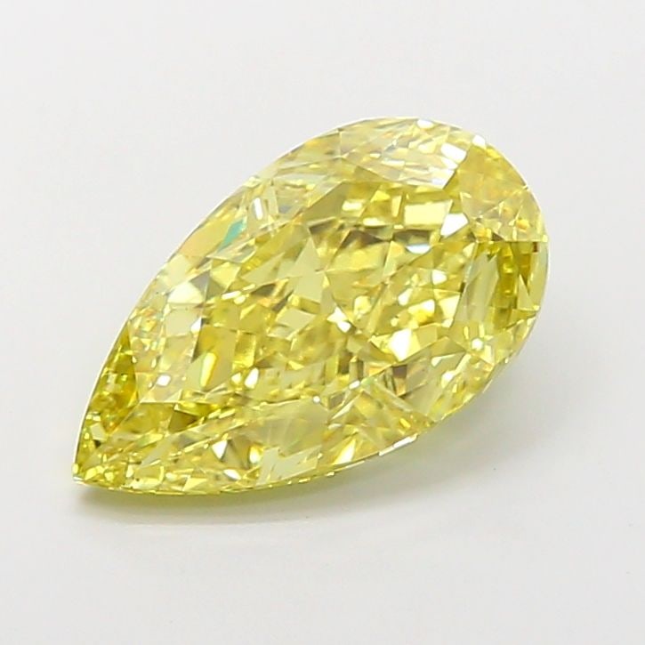 Loose Diamond - PEAR 6.07ct Fancy Intense Yellow VS2: Loose Diamond - PEAR 6.07ct Fancy Intense Yellow VS2 Source: This is a real non-mined Diamond that has been grown in a lab Shape: PEAR Carats: 6.07 Color: Fancy Intense Yellow Certification: IGI Video