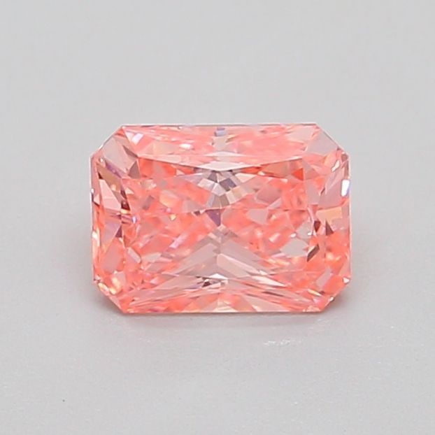 Loose Diamond - RADIANT 0.77ct Fancy Vivid Pink SI1: Loose Diamond - RADIANT 0.77ct Fancy Vivid Pink SI1 Source: This is a real non-mined Diamond that has been grown in a lab Shape: RADIANT Carats: 0.77 Color: Fancy Vivid Pink Certification: IGI Video: