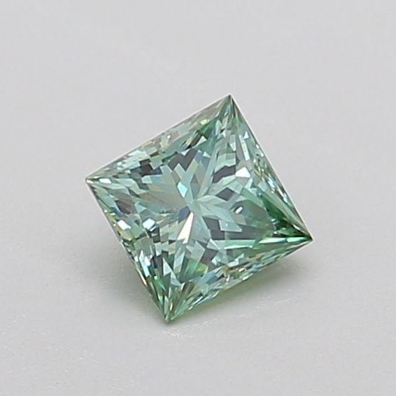 Loose Diamond - PRINCESS 0.37ct Fancy Vivid Green VS1: Loose Diamond - PRINCESS 0.37ct Fancy Vivid Green VS1 Source: This is a real non-mined Diamond that has been grown in a lab Shape: PRINCESS Carats: 0.37 Color: Fancy Vivid Green Certification: IGI Vid