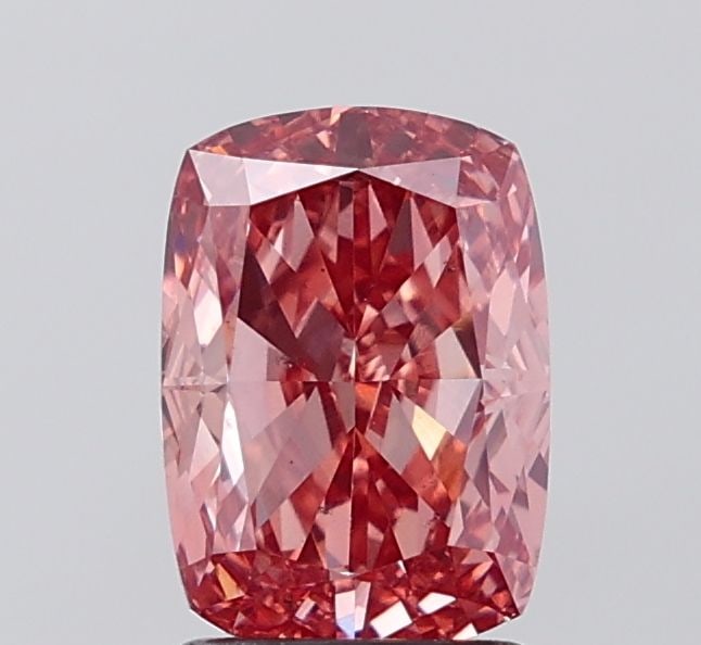 Loose Diamond - CUSHION MODIFIED 2.19ct Fancy Vivid Pink VS2: Loose Diamond - CUSHION MODIFIED 2.19ct Fancy Vivid Pink VS2 Source: This is a real non-mined Diamond that has been grown in a lab Shape: CUSHION MODIFIED Carats: 2.19 Color: Fancy Vivid Pink Certific