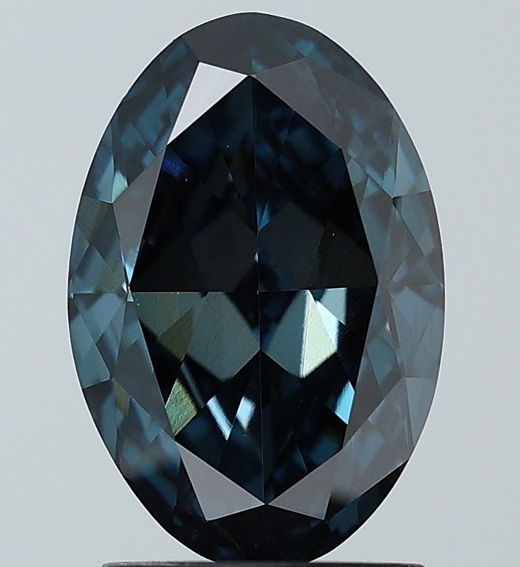 Loose Diamond - OVAL 2.52ct Fancy Vivid Blue VS1: Loose Diamond - OVAL 2.52ct Fancy Vivid Blue VS1 Source: This is a real non-mined Diamond that has been grown in a lab Shape: OVAL Carats: 2.52 Color: Fancy Vivid Blue Certification: NONE Video: