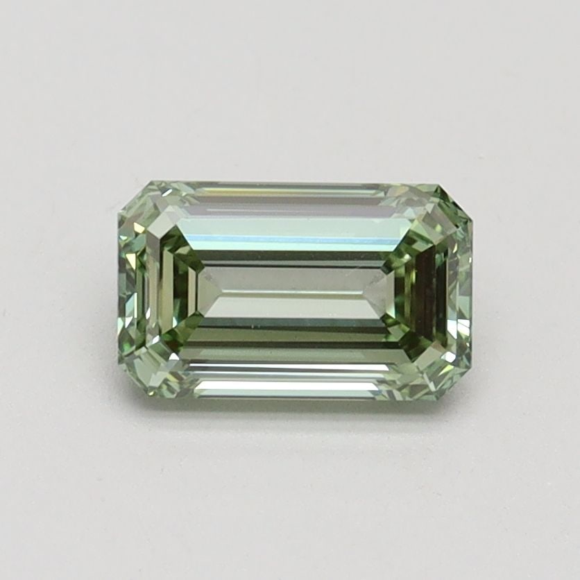 Loose Diamond - EMERALD 0.81ct Fancy Intense Green VS1: Loose Diamond - EMERALD 0.81ct Fancy Intense Green VS1 Source: This is a real non-mined Diamond that has been grown in a lab Shape: EMERALD Carats: 0.81 Color: Fancy Intense Green Certification: IGI V