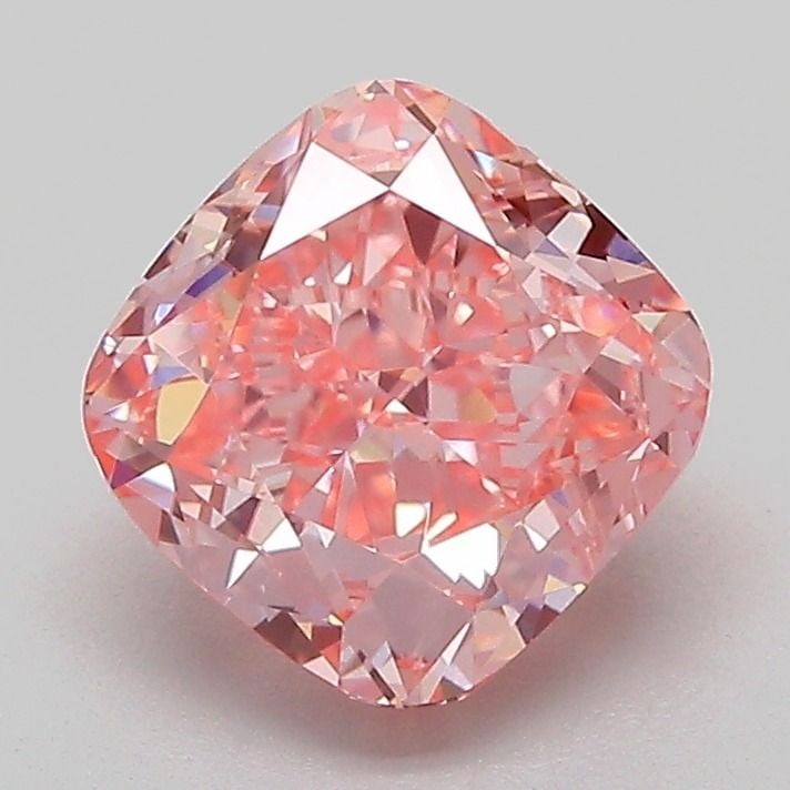 Loose Diamond - CUSHION MODIFIED 2.02ct Fancy Vivid Pink VVS2: Loose Diamond - CUSHION MODIFIED 2.02ct Fancy Vivid Pink VVS2 Source: This is a real non-mined Diamond that has been grown in a lab Shape: CUSHION MODIFIED Carats: 2.02 Color: Fancy Vivid Pink Certifi