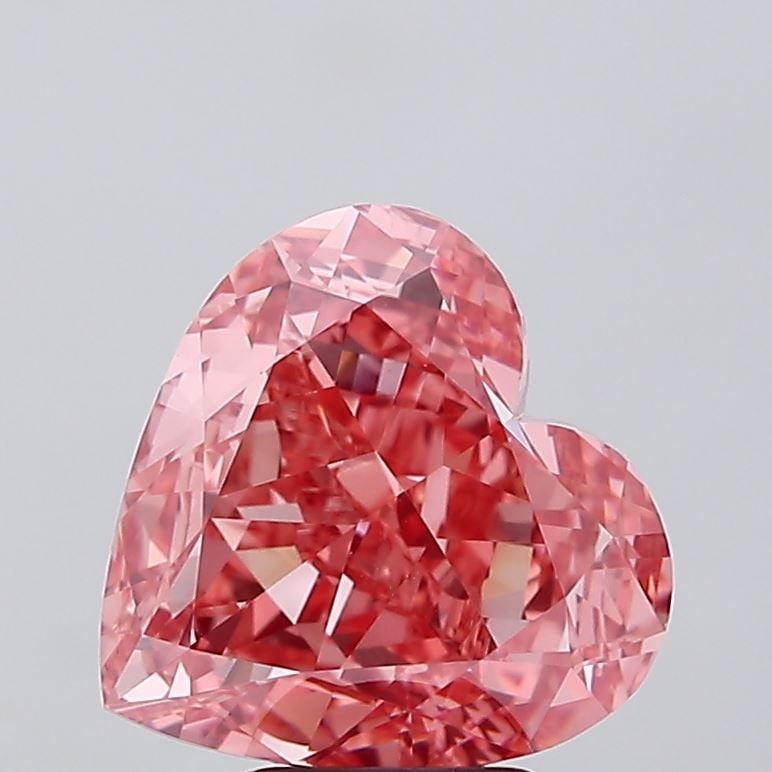 Loose Diamond - HEART 6.36ct Fancy Vivid Pink VVS2: Loose Diamond - HEART 6.36ct Fancy Vivid Pink VVS2 Source: This is a real non-mined Diamond that has been grown in a lab Shape: HEART Carats: 6.36 Color: Fancy Vivid Pink Certification: IGI Video: