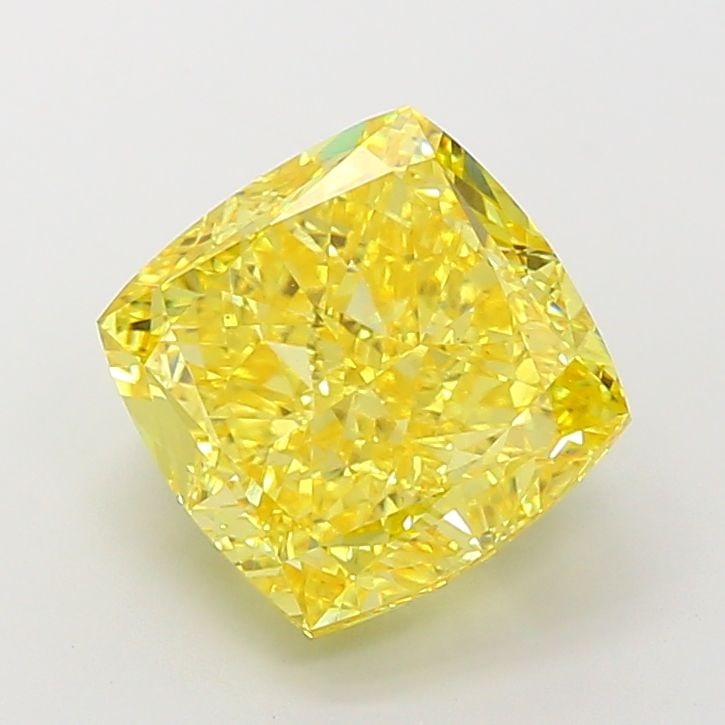 Loose Diamond - CUSHION MODIFIED 6.99ct Fancy Vivid Yellow VS1: Loose Diamond - CUSHION MODIFIED 6.99ct Fancy Vivid Yellow VS1 Source: This is a real non-mined Diamond that has been grown in a lab Shape: CUSHION MODIFIED Carats: 6.99 Color: Fancy Vivid Yellow