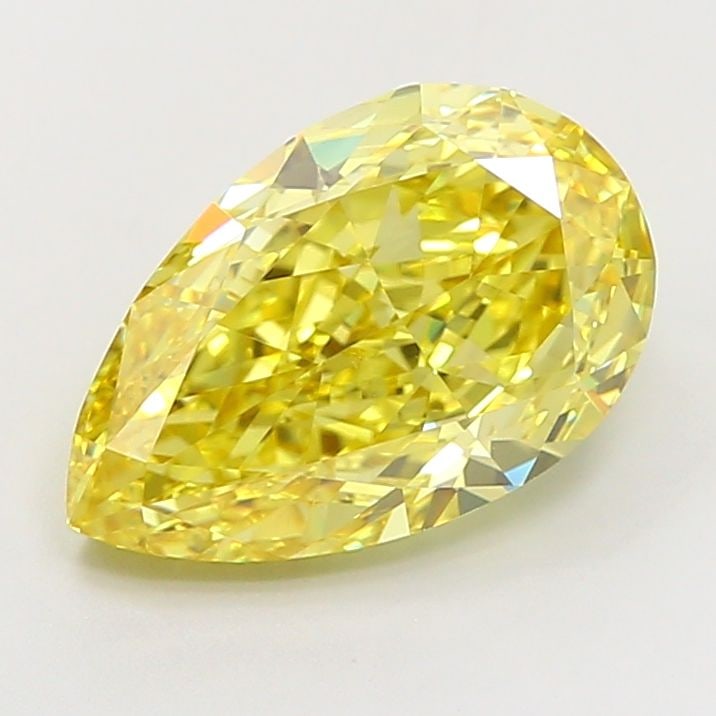 Loose Diamond - PEAR 5.09ct Fancy Vivid Yellow VVS2: Loose Diamond - PEAR 5.09ct Fancy Vivid Yellow VVS2 Source: This is a real non-mined Diamond that has been grown in a lab Shape: PEAR Carats: 5.09 Color: Fancy Vivid Yellow Certification: IGI Video: