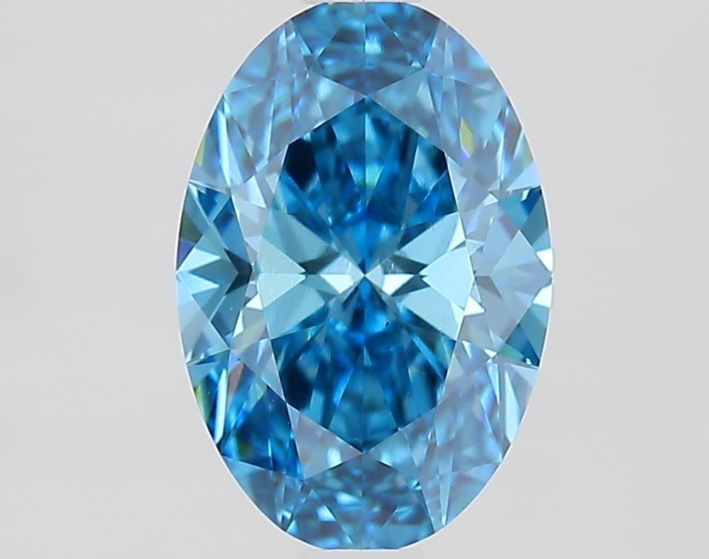Loose Diamond - OVAL 1.58ct Fancy Vivid Blue VS1: Loose Diamond - OVAL 1.58ct Fancy Vivid Blue VS1 Source: This is a real non-mined Diamond that has been grown in a lab Shape: OVAL Carats: 1.58 Color: Fancy Vivid Blue Certification: IGI Video: