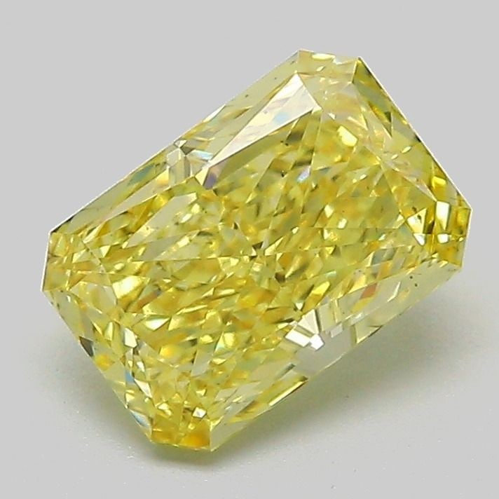 Loose Diamond - RADIANT 1.53ct Fancy Intense Yellow VS2: Loose Diamond - RADIANT 1.53ct Fancy Intense Yellow VS2 Source: This is a real non-mined Diamond that has been grown in a lab Shape: RADIANT Carats: 1.53 Color: Fancy Intense Yellow Certification: IGI