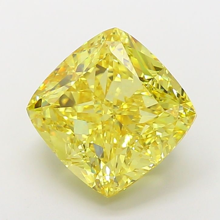 Loose Diamond - CUSHION MODIFIED 12.18ct Fancy Vivid Yellow VS1: Loose Diamond - CUSHION MODIFIED 12.18ct Fancy Vivid Yellow VS1 Source: This is a real non-mined Diamond that has been grown in a lab Shape: CUSHION MODIFIED Carats: 12.18 Color: Fancy Vivid Yellow Ce
