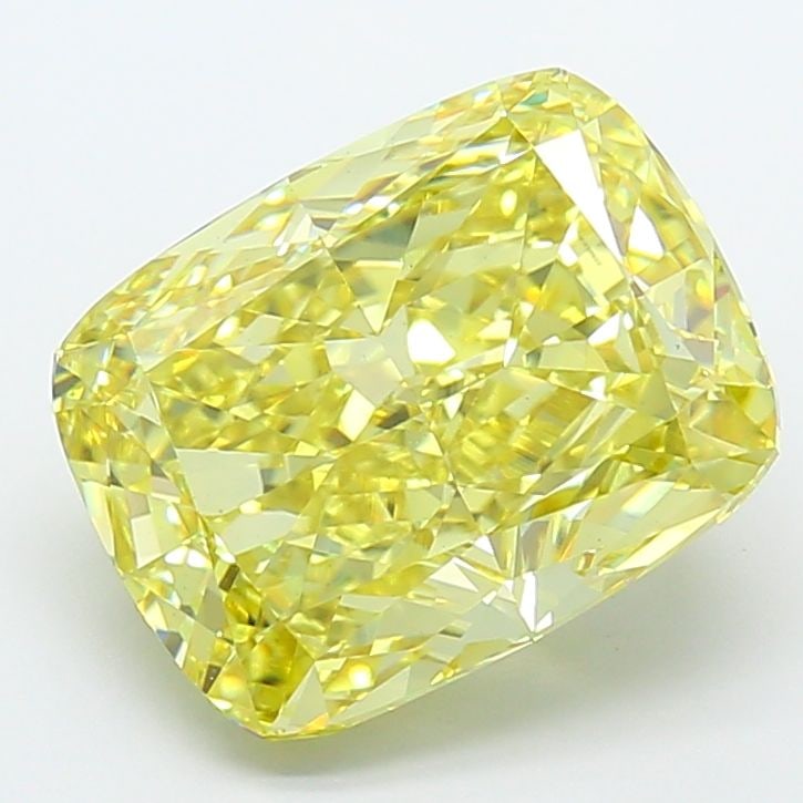 Loose Diamond - CUSHION MODIFIED 8.05ct Fancy Intense Yellow VS1: Loose Diamond - CUSHION MODIFIED 8.05ct Fancy Intense Yellow VS1 Source: This is a real non-mined Diamond that has been grown in a lab Shape: CUSHION MODIFIED Carats: 8.05 Color: Fancy Intense Yellow 