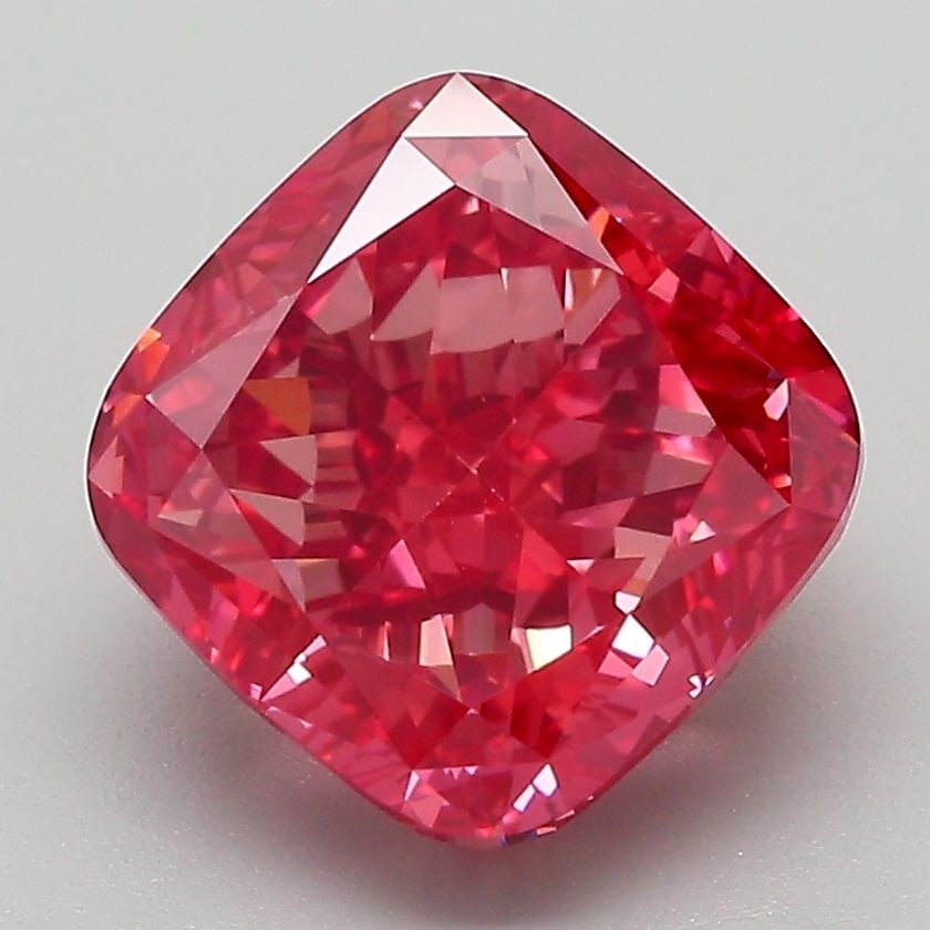Loose Diamond - CUSHION MODIFIED 4.28ct Fancy Vivid Pink VS1: Loose Diamond - CUSHION MODIFIED 4.28ct Fancy Vivid Pink VS1 Source: This is a real non-mined Diamond that has been grown in a lab Shape: CUSHION MODIFIED Carats: 4.28 Color: Fancy Vivid Pink Certific