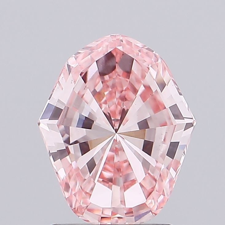 Loose Diamond - HEPTAGONAL 1.61ct Fancy Intense Pink VS1: Loose Diamond - HEPTAGONAL 1.61ct Fancy Intense Pink VS1 Source: This is a real non-mined Diamond that has been grown in a lab Shape: HEPTAGONAL Carats: 1.61 Color: Fancy Intense Pink Certification: I