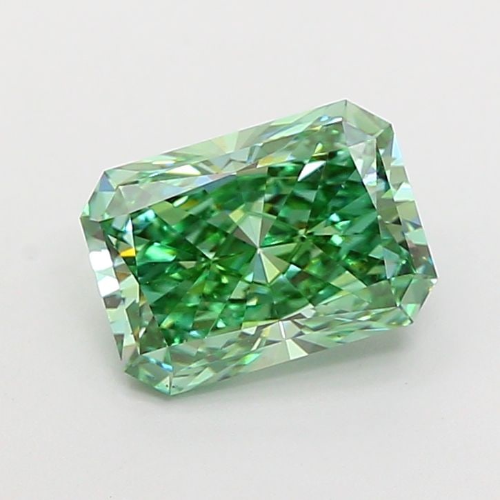 Loose Diamond - RADIANT 3.07ct Fancy Vivid Green VS2: Loose Diamond - RADIANT 3.07ct Fancy Vivid Green VS2 Source: This is a real non-mined Diamond that has been grown in a lab Shape: RADIANT Carats: 3.07 Color: Fancy Vivid Green Certification: IGI Video