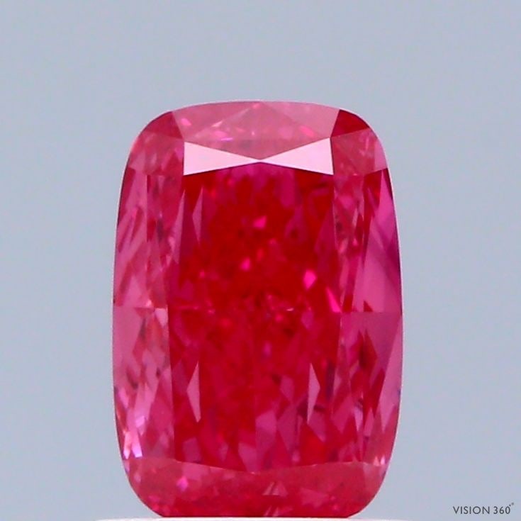 Loose Diamond - CUSHION MODIFIED 1.06ct Fancy Vivid Pink VS1: Loose Diamond - CUSHION MODIFIED 1.06ct Fancy Vivid Pink VS1 Source: This is a real non-mined Diamond that has been grown in a lab Shape: CUSHION MODIFIED Carats: 1.06 Color: Fancy Vivid Pink Certific