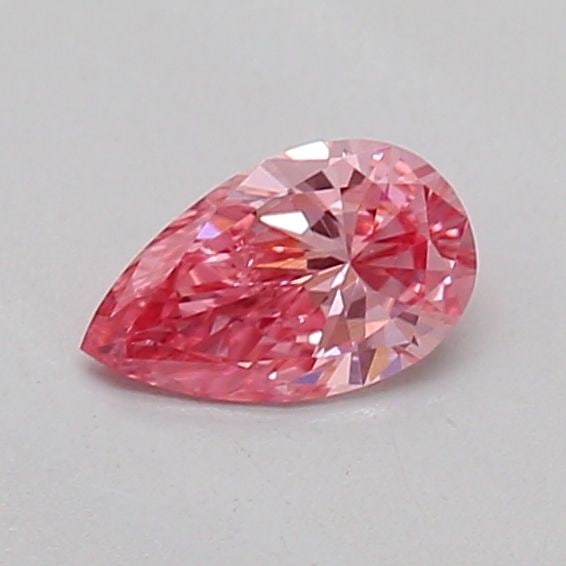 Loose Diamond - PEAR 0.19ct Fancy Vivid Pink VS1: Loose Diamond - PEAR 0.19ct Fancy Vivid Pink VS1 Source: This is a real non-mined Diamond that has been grown in a lab Shape: PEAR Carats: 0.19 Color: Fancy Vivid Pink Certification: IGI Video: Video